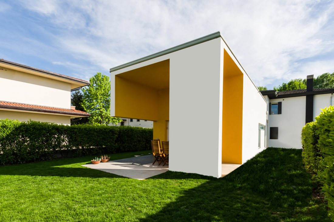Ristrutturazione e ampliamento casa privata a Padova con giardino