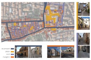 Analisi vie principali e piazze per progetto di recupero e conservazione centro storico del comune di San Salvo