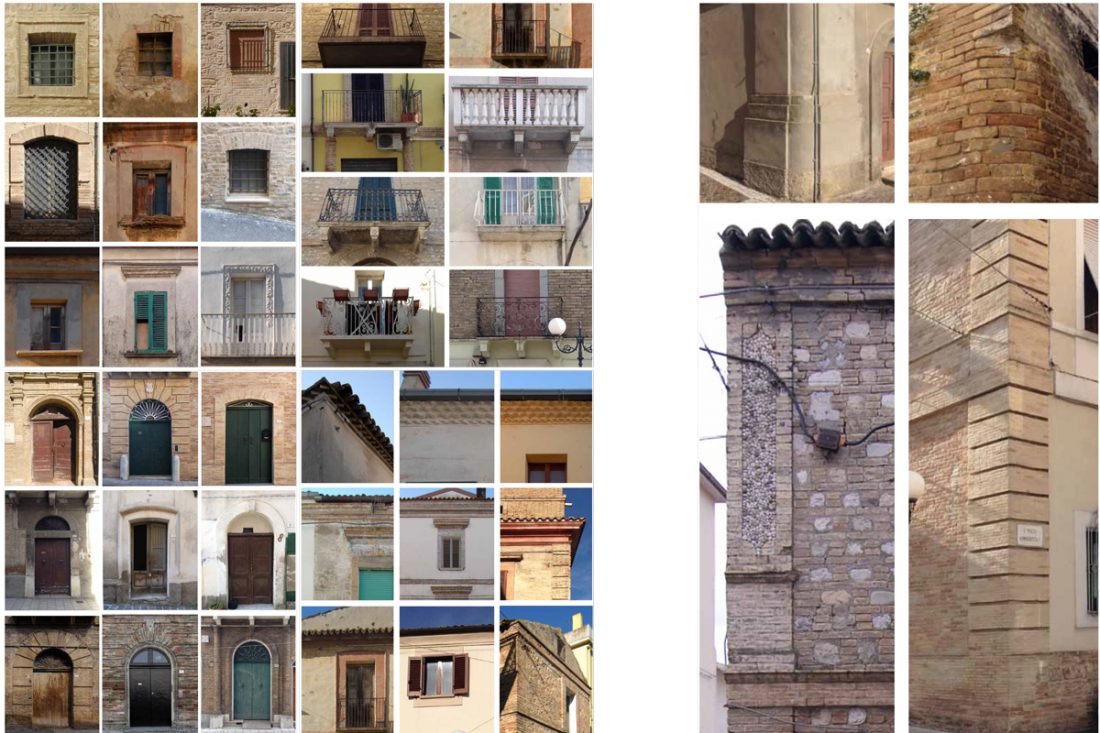 Foto di ingressi e facciate dei palazzi storici del comune di San Salvo
